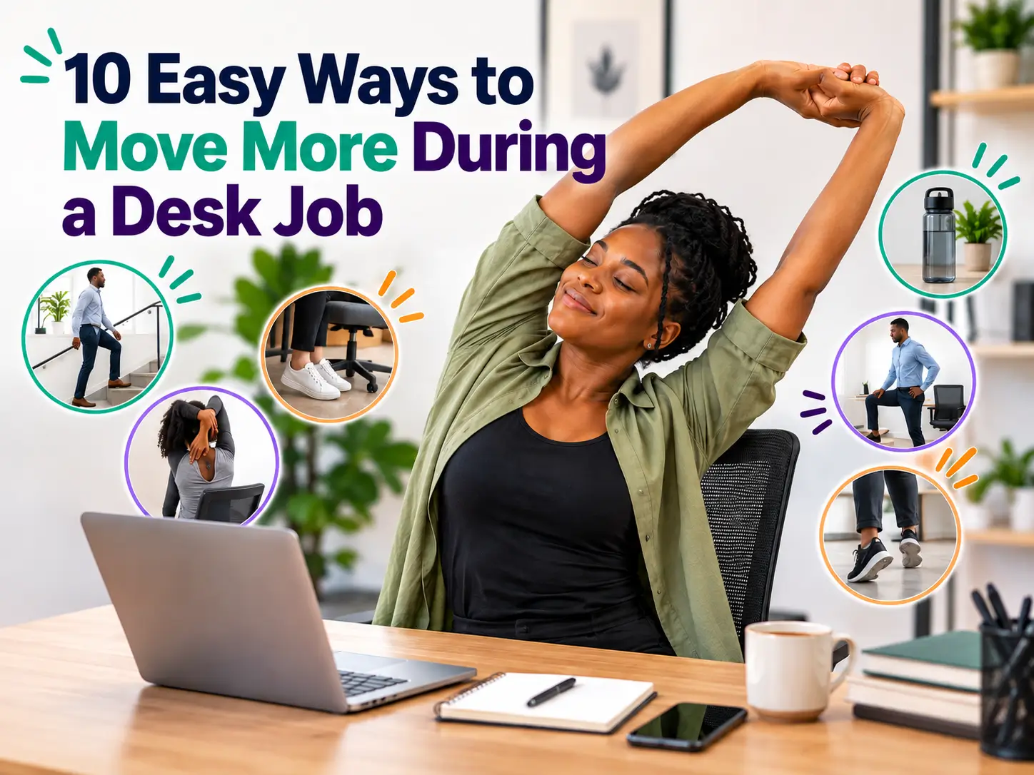 desk job exercises for digital earners